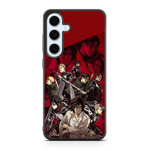 Attack on Titan Charge on Marley Samsung Galaxy S24 Case