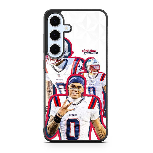 Christian Gonzalez New England Patriots 01 Samsung Galaxy S24 Case