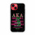 Alpha Kappa Alpha AKA Unbreakable iPhone 14 Case