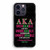 Alpha Kappa Alpha AKA Unbreakable iPhone 14 Pro Case