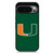 Miami Hurricanes 01 Motorola Google Pixel 10 Pro Case
