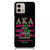 Alpha Kappa Alpha AKA Unbreakable Moto G Stylus 2023 Case