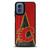 Calgary Flames Wooden Pattern Motorola Moto G 5G 2024 Case