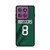 Aaron Rodgers New York Jets No 8 Motorola Moto G Power 5G 2025 Case