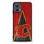 Calgary Flames Wooden Pattern Motorola Moto G Power 5G 2024 Case