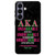 Alpha Kappa Alpha AKA Unbreakable Samsung Galaxy S26 Plus Case