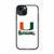 Miami Hurricanes 02 iPhone 13 Case