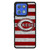 Cincinnati Reds Wooden Pattern Motorola Moto G Stylus 2026 Case