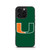 Miami Hurricanes 01 iPhone 16 Pro Case