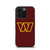 Washington Commanders 01 iPhone 16 Pro Case