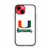 Miami Hurricanes 02 iPhone 14 Case