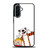 Calvin and Hobbes Making Faces Samsung Galaxy A36 5G Case