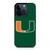 Miami Hurricanes 01 iPhone 15 Pro Case
