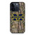 Michigan Wolverines Camouflage iPhone 15 Pro Case