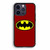 Batman Logo in Red iPhone 14 Pro Case