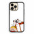 Calvin and Hobbes Making Faces iPhone 14 Pro Max Case