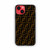 Fendi Brown iPhone 14 Case
