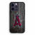 Los Angeles Angels Wooden Pattern iPhone 14 Pro Case