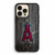 Los Angeles Angels Wooden Pattern iPhone 14 Pro Max Case