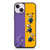 Minions and one purple evil minion. iPhone 14 Plus Case