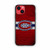 Montreal Canadiens Wooden Pattern iPhone 14 Case