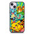 Pokemon Bulbasaur Charmander Squirtl and  Pikachu iPhone 14 Plus Case