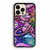 Pokemon Mew Stained Glass Pattern iPhone 14 Pro Max Case