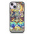 Pokemon Stained Glass Style iPhone 14 Plus Case
