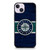 Seattle Mariners Wooden Pattern iPhone 14 Plus Case