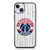 Washington Wizards Wooden Pattern iPhone 14 Plus Case
