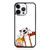 Calvin and Hobbes Making Faces iPhone 15 Pro Max Case