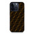 Fendi Brown iPhone 15 Pro Case