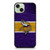 Minnesota Vikings Wooden Pattern iPhone 15 Plus Case