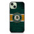 Oakland Athletics Wooden Pattern iPhone 15 Plus Case