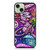 Pokemon Mew Stained Glass Pattern iPhone 15 Plus Case
