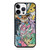 Pokemon stained glass pattern iPhone 15 Pro Max Case