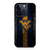 West Virginia Mountaineers Asphalt Texture iPhone 15 Pro Case