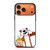 Calvin and Hobbes Making Faces iPhone 17 Pro Max Case