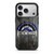 Colorado Rockies Wooden Pattern iPhone 17 Pro Case