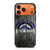 Colorado Rockies Wooden Pattern iPhone 17 Pro Max Case
