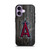 Los Angeles Angels Wooden Pattern iPhone 17 Case