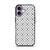Louis Vuitton White Pattern iPhone 17 Case