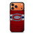 Montreal Canadiens Wooden Pattern iPhone 17 Pro Max Case