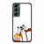 Calvin and Hobbes Making Faces Samsung Galaxy S22 Case