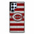 Cincinnati Reds Wooden Pattern Samsung Galaxy S22 Ultra Case