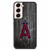 Los Angeles Angels Wooden Pattern Samsung Galaxy S22+ Case