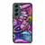 Pokemon Mew Stained Glass Pattern Samsung Galaxy S22 Case