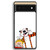 Calvin and Hobbes Making Faces Google Pixel 6 Pro Case