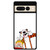 Calvin and Hobbes Making Faces Google Pixel 7 Pro Case