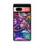 Pokemon Mew Stained Glass Pattern Google Pixel 7a Case